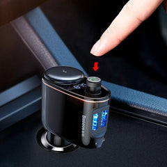 Зарядно с FM Bluetooth трансмитер за автомобил